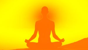 Meditation kann hilfreich sein, im Angesicht der globalen Probleme bei sich zu bleiben (Bildquelle: Philipp Wiebe / pixelio.de)