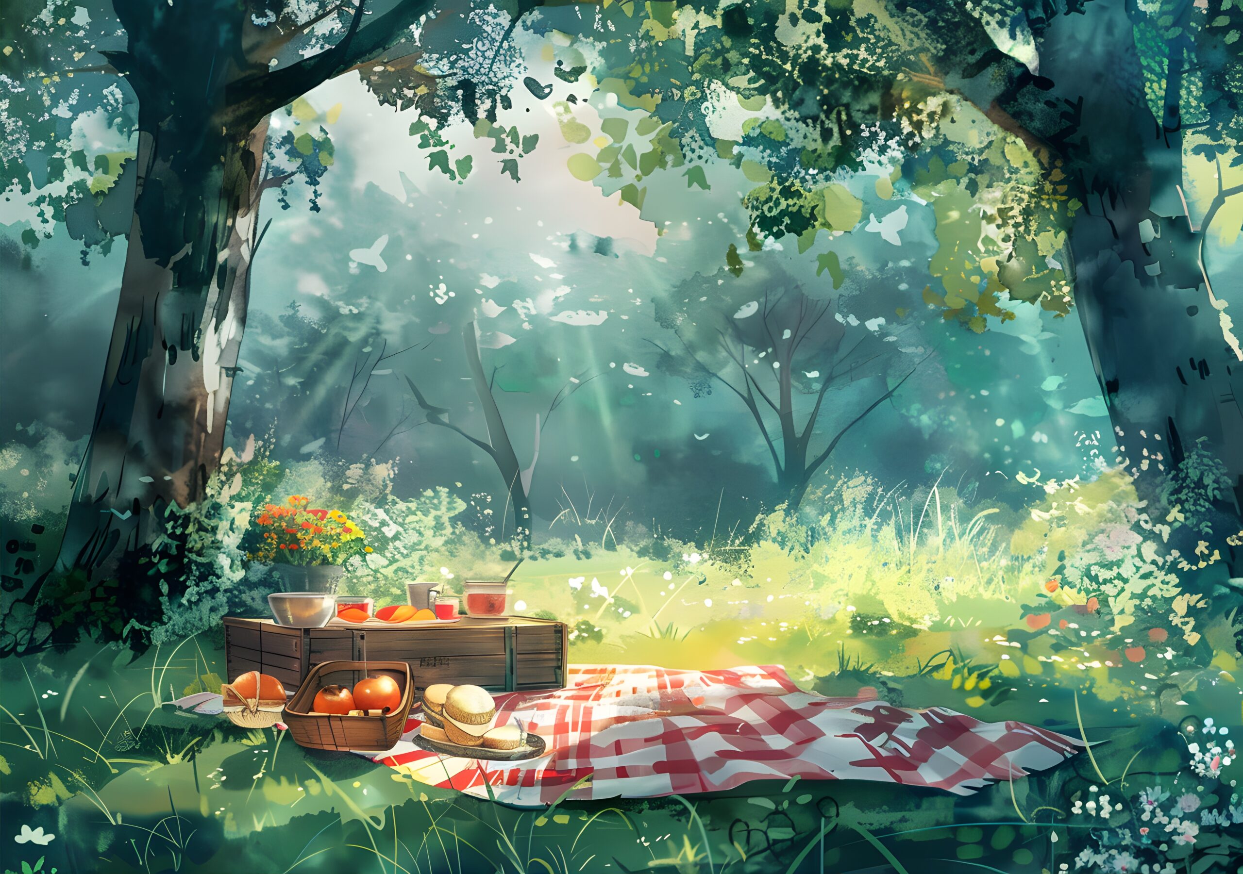 veganes Picknick